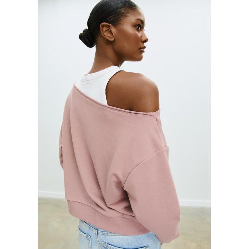 Sweat graphique épaule dénudée XS - Stradivarius - Modalova