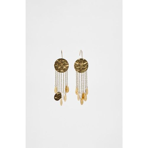 Boucles d’oreilles pendantes chaînes OS - Stradivarius - Modalova