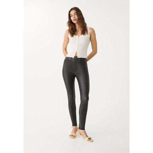 Pantalon taille haute enduit 32 - Stradivarius - Modalova