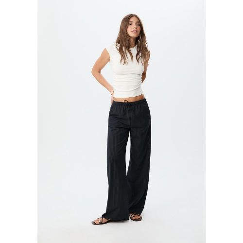 Pantalon fluide à rayures XS - Stradivarius - Modalova