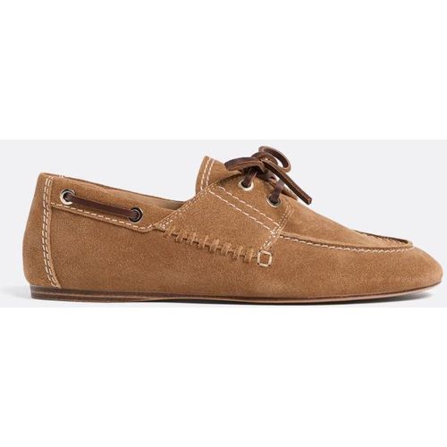 Mocassins en cuir à lacets 35 - Stradivarius - Modalova