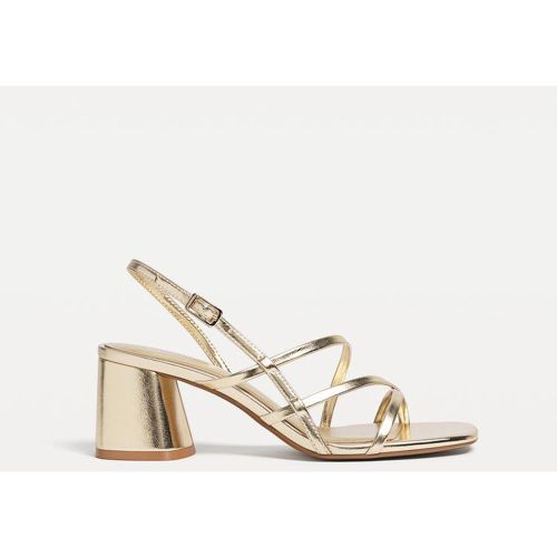 Sandales talon large 35 - Stradivarius - Modalova