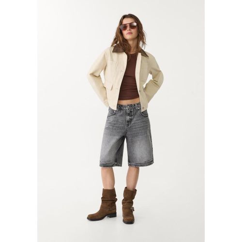 D95 Jort bermuda denim 32 - Stradivarius - Modalova