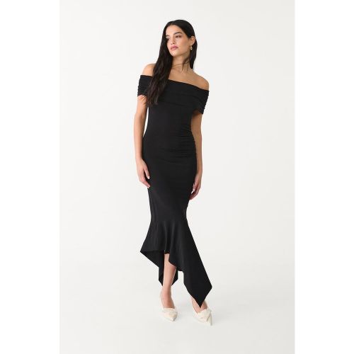 Robe midi épaules dénudées XS - Stradivarius - Modalova