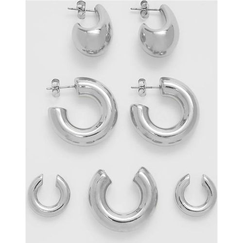 Pack 2 paires de boucles d’oreilles goutte, anneau et bijou d’oreilles OS - Stradivarius - Modalova