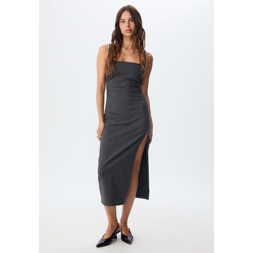 Robe midi rayée XS - Stradivarius - Modalova