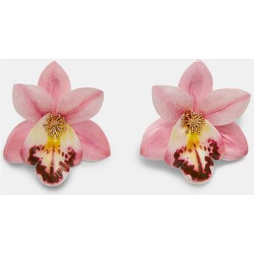 Boucle d'oreille fleur d'orchidée OS - Stradivarius - Modalova