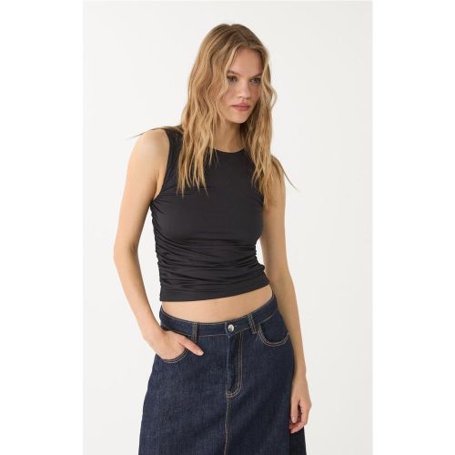 T-shirt polyamide drapé XS - Stradivarius - Modalova