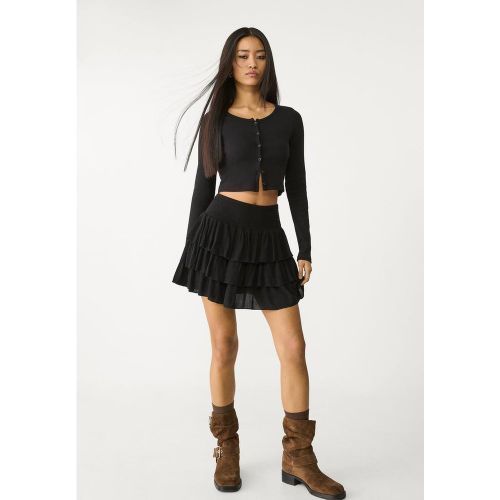 Mini-jupe à volants XS - Stradivarius - Modalova
