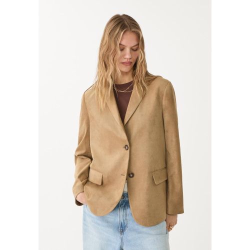 Blazer en suédine XS - Stradivarius - Modalova