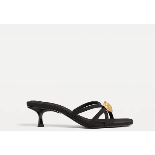 Sandales à talons bijoux 35 - Stradivarius - Modalova