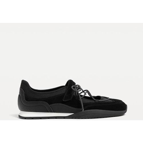 Tennis en cuir 35 - Stradivarius - Modalova