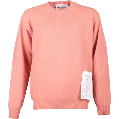 Knitwear > Round-neck Knitwear - - Amaránto - Modalova