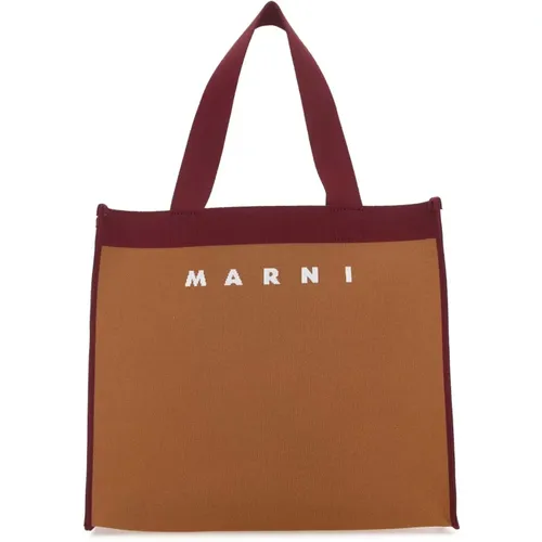 Marni - Bags > Tote Bags - Brown - Marni - Modalova