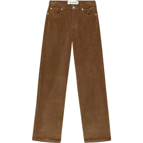 Trousers > Straight Trousers - - Roy Roger's - Modalova