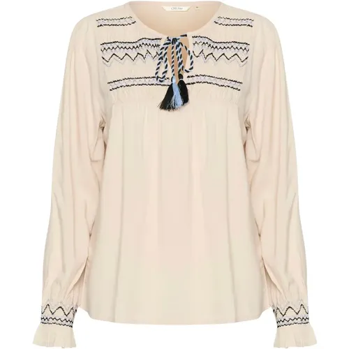 Blouses & Shirts > Blouses - - Cream - Modalova