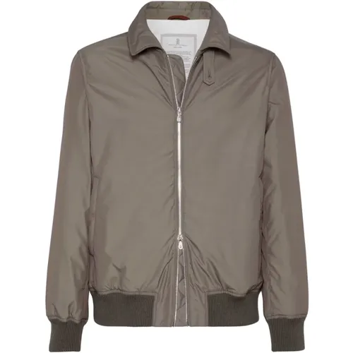 Jackets > Bomber Jackets - - BRUNELLO CUCINELLI - Modalova