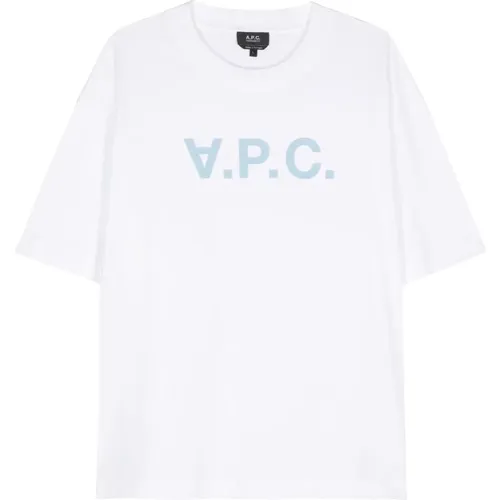 A.p.c. - Tops > T-Shirts - White - A.p.c. - Modalova