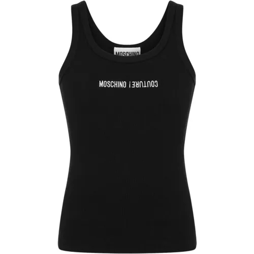 Tops > Sleeveless Tops - - Moschino - Modalova