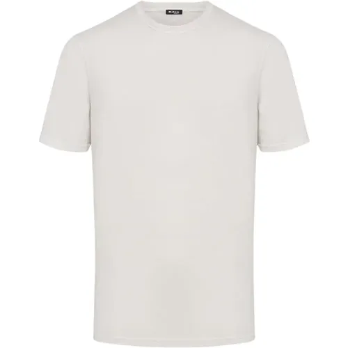 Kiton - Tops > T-Shirts - White - Kiton - Modalova