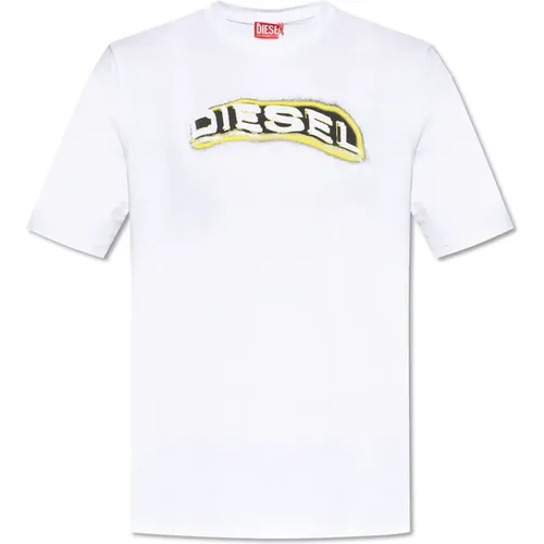 Diesel - Tops > T-Shirts - White - Diesel - Modalova