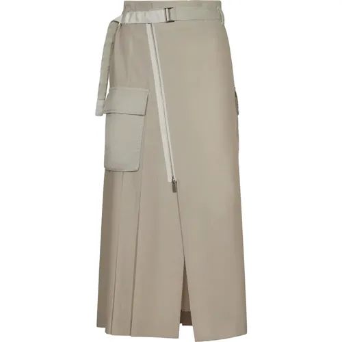 Skirts > Midi Skirts - - Sacai - Modalova