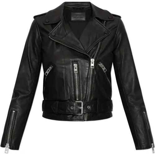 Jackets > Leather Jackets - - AllSaints - Modalova