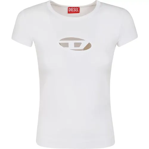 Diesel - Tops > T-Shirts - White - Diesel - Modalova