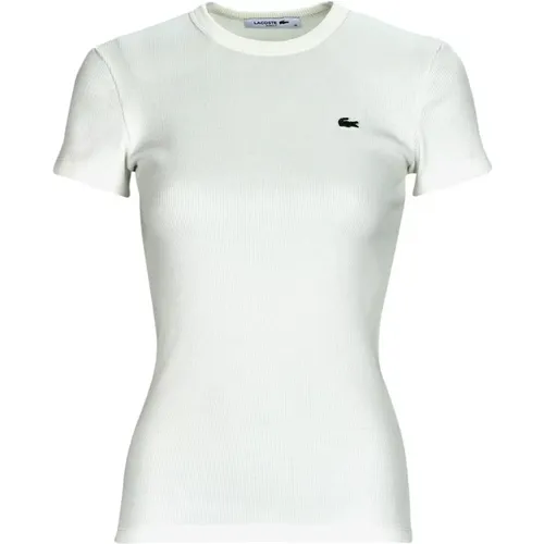 Lacoste - Tops > T-Shirts - White - Lacoste - Modalova