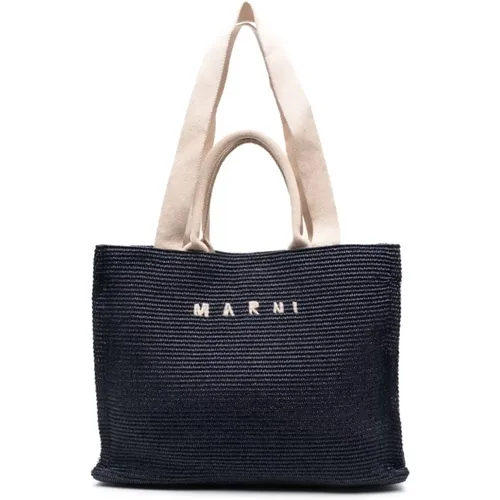 Marni - Bags > Tote Bags - Blue - Marni - Modalova