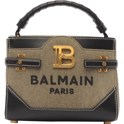 Balmain - Bags > Handbags - Green - Balmain - Modalova