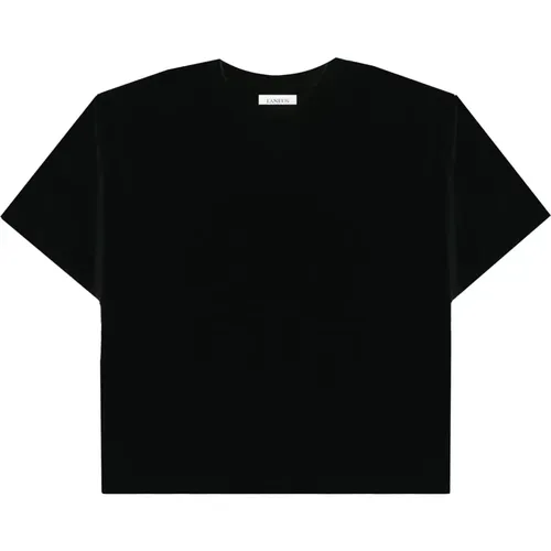 Laneus - Tops > T-Shirts - Black - Laneus - Modalova