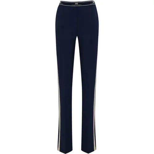 Trousers > Straight Trousers - - Elisabetta Franchi - Modalova