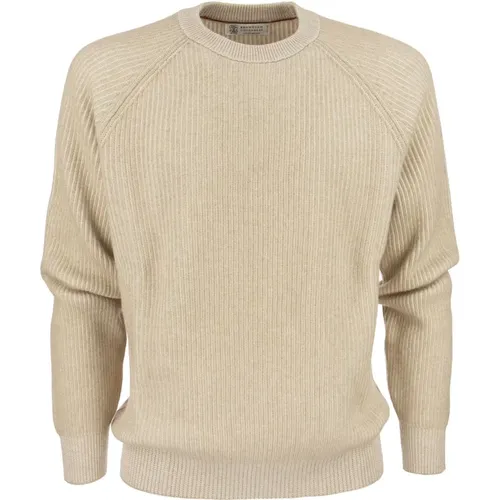 Knitwear > Round-neck Knitwear - - BRUNELLO CUCINELLI - Modalova