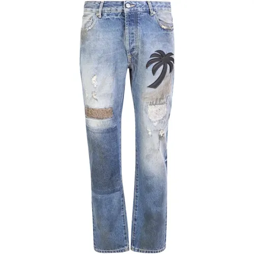 Jeans > Straight Jeans - - Palm Angels - Modalova