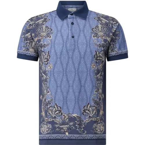 Etro - Tops > Polo Shirts - Blue - ETRO - Modalova