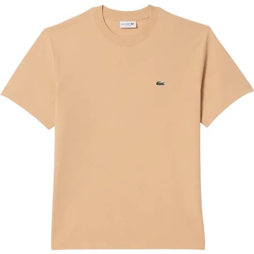 Lacoste - Tops > T-Shirts - Beige - Lacoste - Modalova