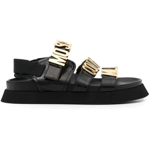 Shoes > Sandals > Flat Sandals - - Moschino - Modalova