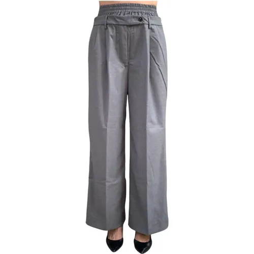 Trousers > Wide Trousers - - White Sand - Modalova