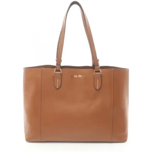 Pre-owned > Pre-owned Bags > Pre-owned Tote Bags - - Miu Miu Pre-owned - Modalova