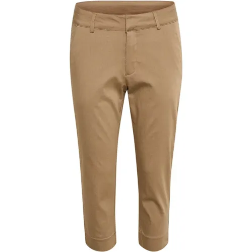 Trousers > Cropped Trousers - - Kaffe - Modalova