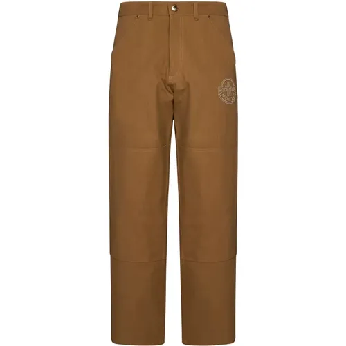 Trousers > Wide Trousers - - Moncler - Modalova