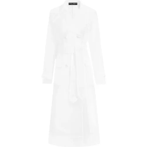 Coats > Trench Coats - - Dolce & Gabbana - Modalova