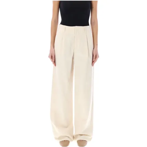 Trousers > Wide Trousers - - Loulou Studio - Modalova