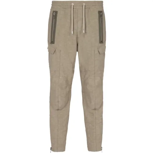 Trousers > Slim-fit Trousers - - Balmain - Modalova