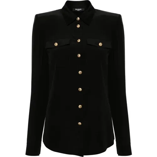 Blouses & Shirts > Shirts - - Balmain - Modalova