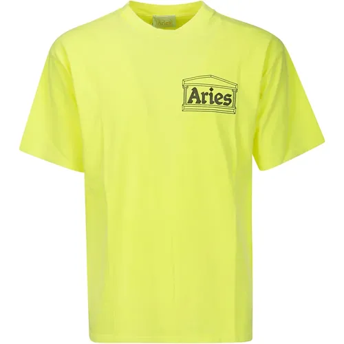 Aries - Tops > T-Shirts - Yellow - Aries - Modalova