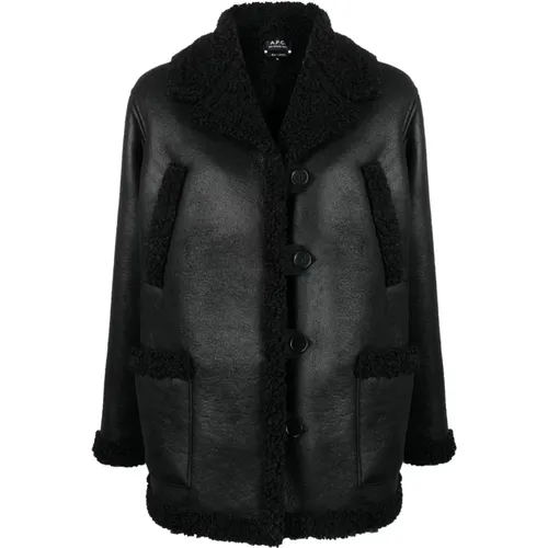 Jackets > Faux Fur & Shearling Jackets - - A.p.c. - Modalova