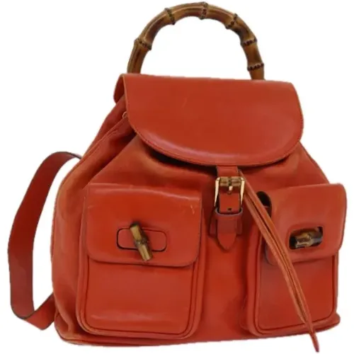 Pre-owned > Pre-owned Bags > Pre-owned Backpacks - - Gucci Vintage - Modalova