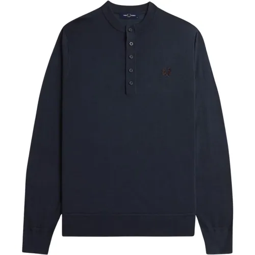 Knitwear > V-neck Knitwear - - Fred Perry - Modalova